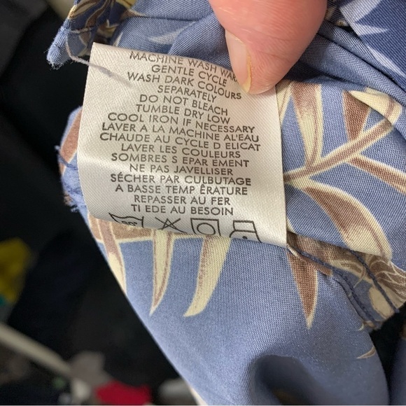 Maui Maui Hawaii Shirt Sz XL Blue Casual Button Down Short Sleeve Tropical Top - Picture 10 of 11